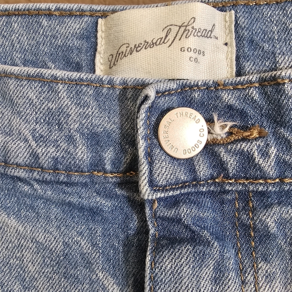 Universal Thread Blue Denim Midi Skirt - Picture 2 of 5